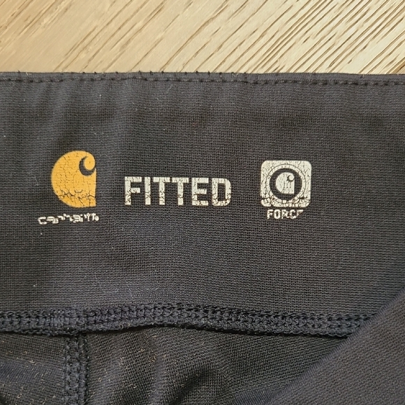 Carhartt Force Fitted Pants Women's sz 4/6 Black Midweight Utility Leggings - Picture 5 of 11